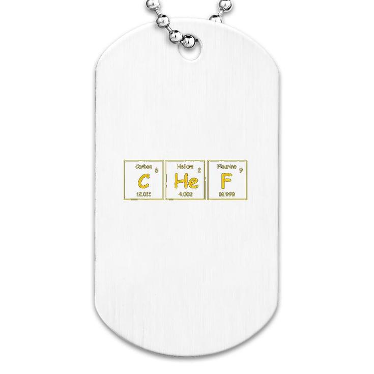 Science Periodic Table Chef Dog Tag