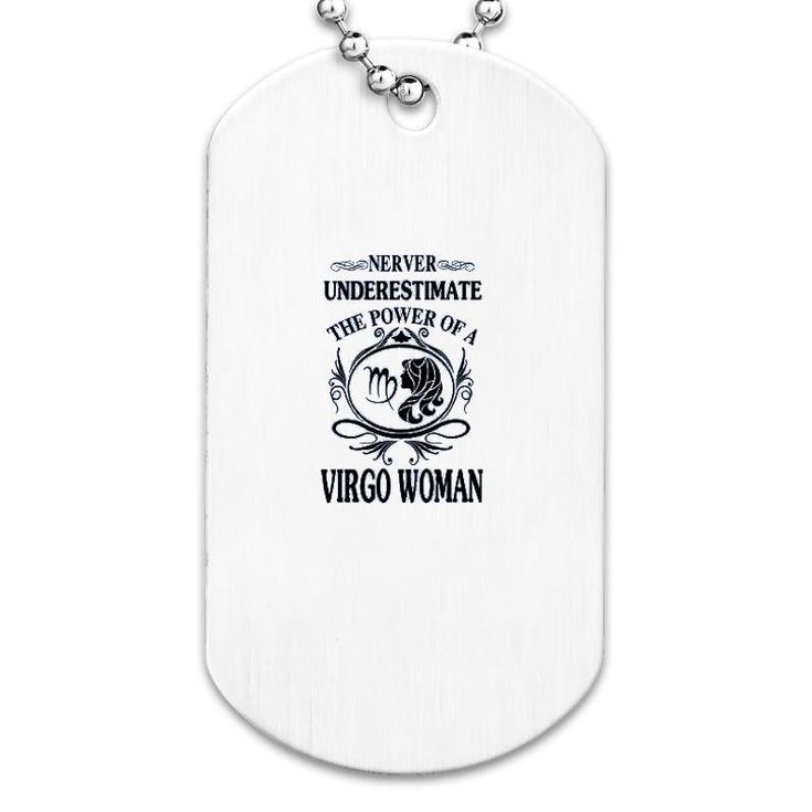 The Power Of A Virgo Dog Tag
