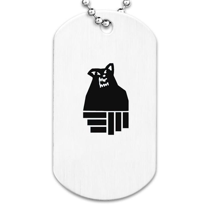There Is Really A Wolf Dog Tag