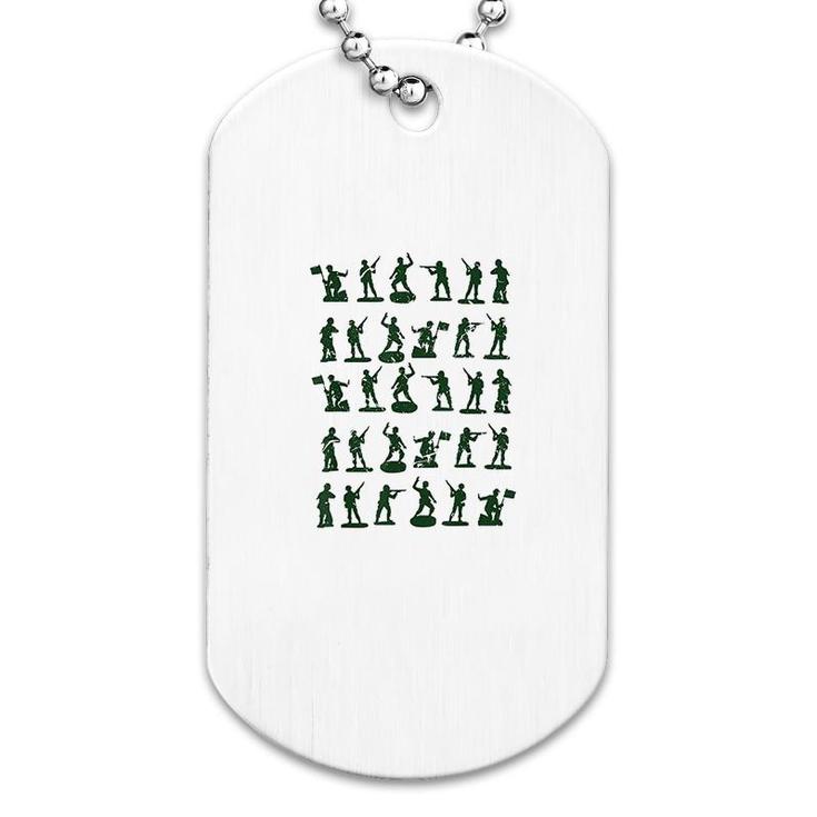 Toy Soldiers Cute Little Lovers Dog Tag