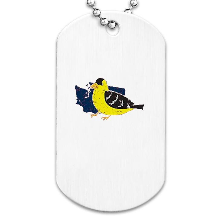 Us State Birds Dog Tag