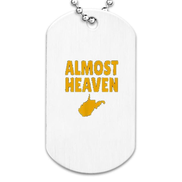 West Virginia State Pride Sports Dog Tag