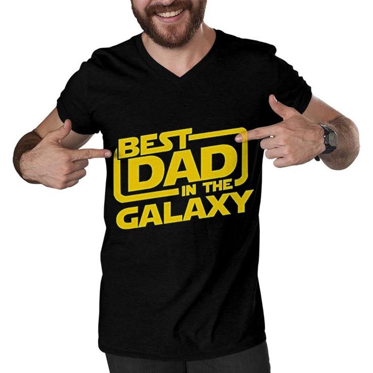 Best Dad In The Galaxy Men V-Neck Tshirt