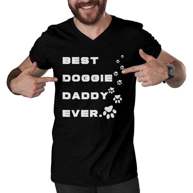Best Doggie Daddy Ever Men V-Neck Tshirt