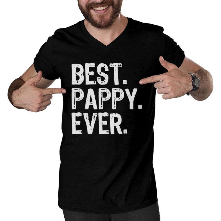 Best Pappy Ever Grandpa Cool Funny Gift Father's Day Men V-Neck Tshirt