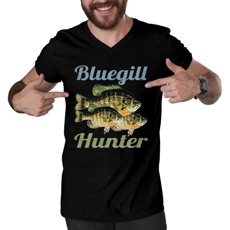 Bluegill Hunter Fishing Dad Fisherman Boy Freshwater Fish Men V-Neck Tshirt