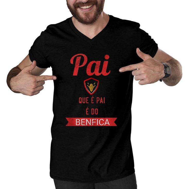 Dad Father's Day Benfica  Men V-Neck Tshirt