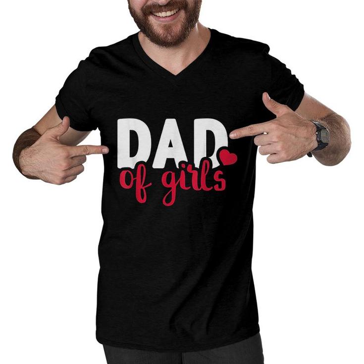 Dad Of Girls Men V-Neck Tshirt