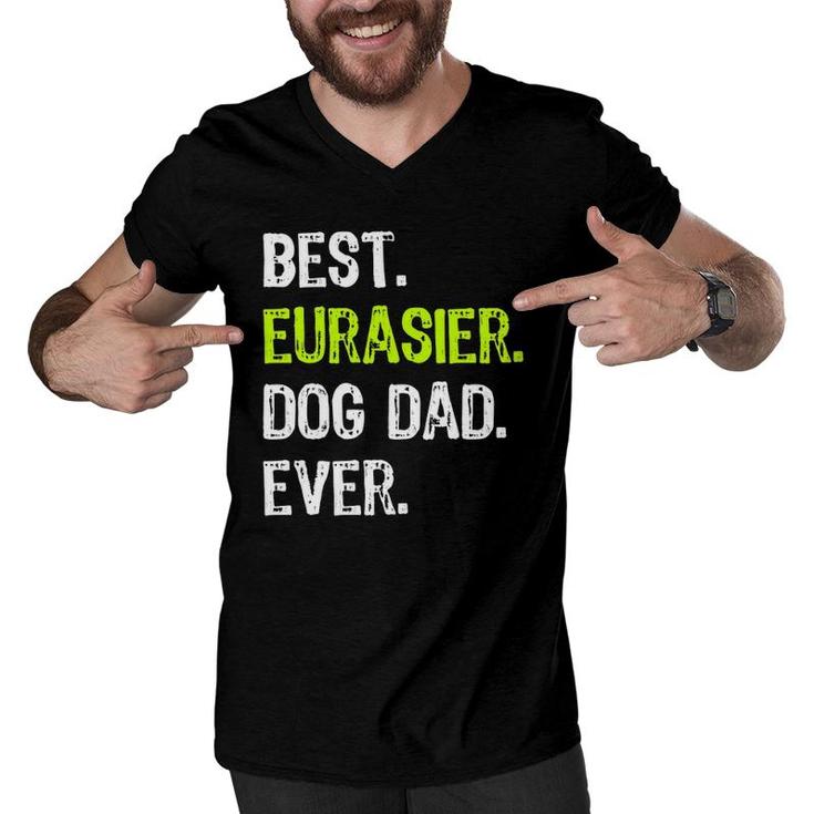 Eurasier Dog Dad Father's Day Dog Lovers Men V-Neck Tshirt