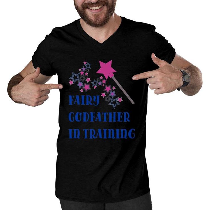 Fairy Godfather In Training Men V-Neck Tshirt