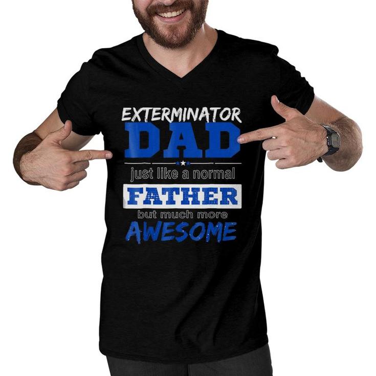 Funny Exterminator Dad Best Father's Day Men V-Neck Tshirt