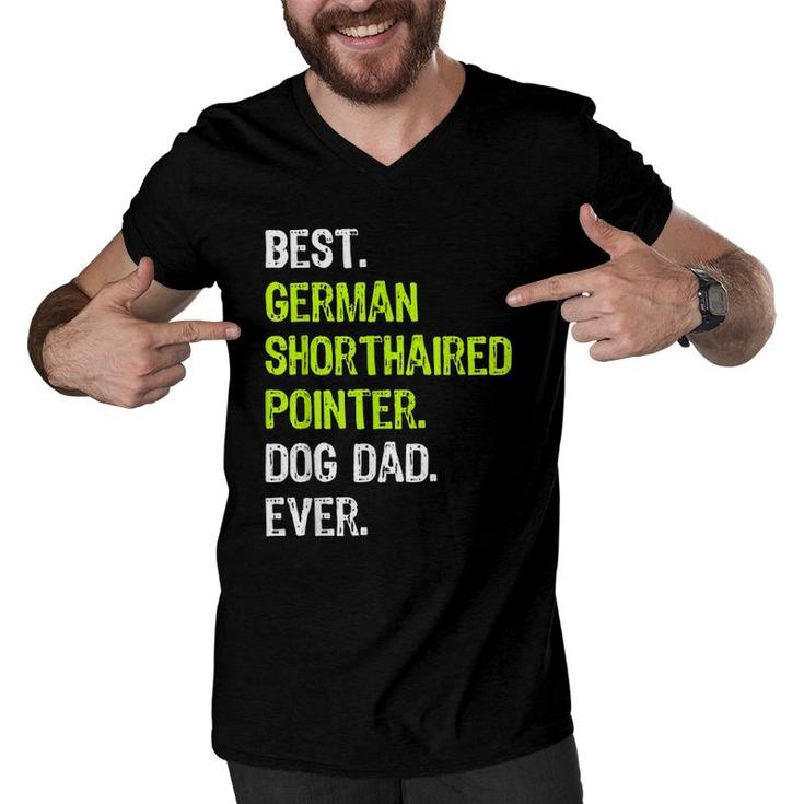 German Shorthaired Pointer Dog Dad Dog Lovers Men V-Neck Tshirt