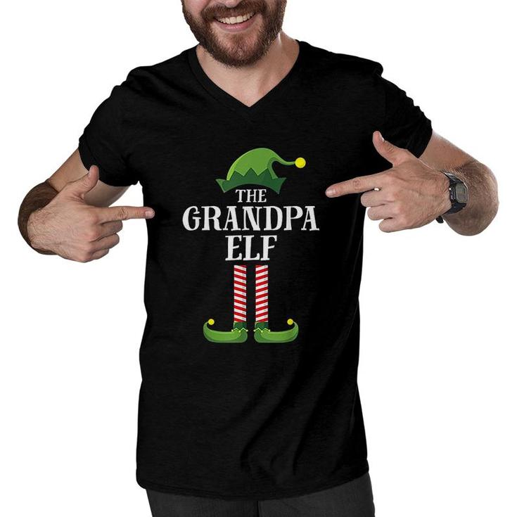 Grandpa Elf Men V-Neck Tshirt