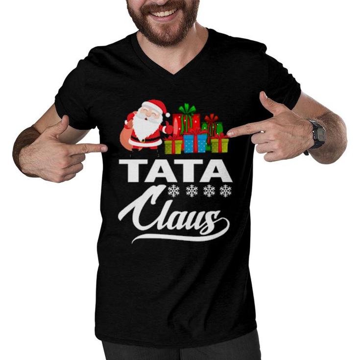 Holiday 365 The Christmas Tata Claus Grandpa  Men V-Neck Tshirt