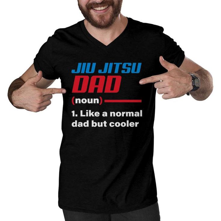 Jiu Jitsu Dad Definition Father's Day Gift Idea Men V-Neck Tshirt