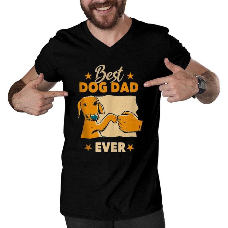 Mens Dogs And Dog Dad - Best Friends Gift Father Men Men V-Neck Tshirt