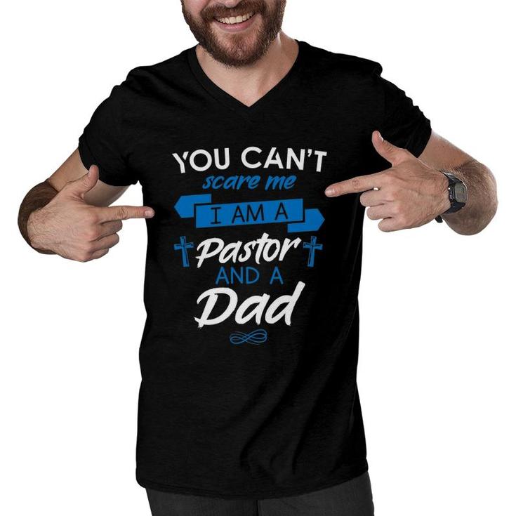 Mens Pastor Dad Sermon Gift Men V-Neck Tshirt