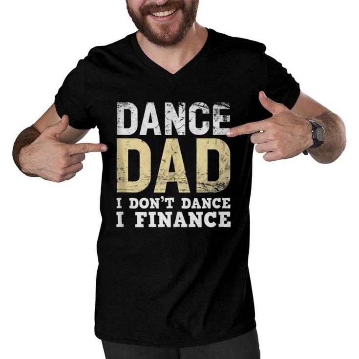 Mens Proud Dance Dad Funny Father's Day Men V-Neck Tshirt