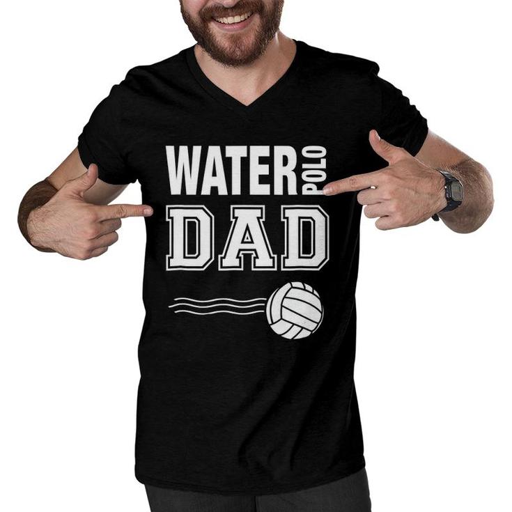 Mens Water Polo Dad Novelty Men V-Neck Tshirt