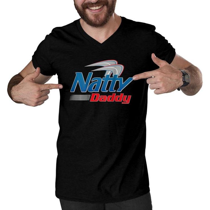 Natty Daddy On Back Funny Father's Day Men V-Neck Tshirt