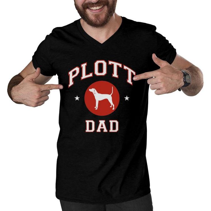 Plott Hound Dad Dog Lovers Gift Men V-Neck Tshirt