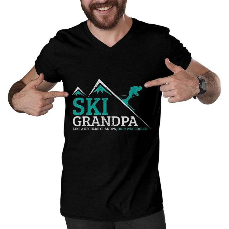 Ski Grandpa Men V-Neck Tshirt