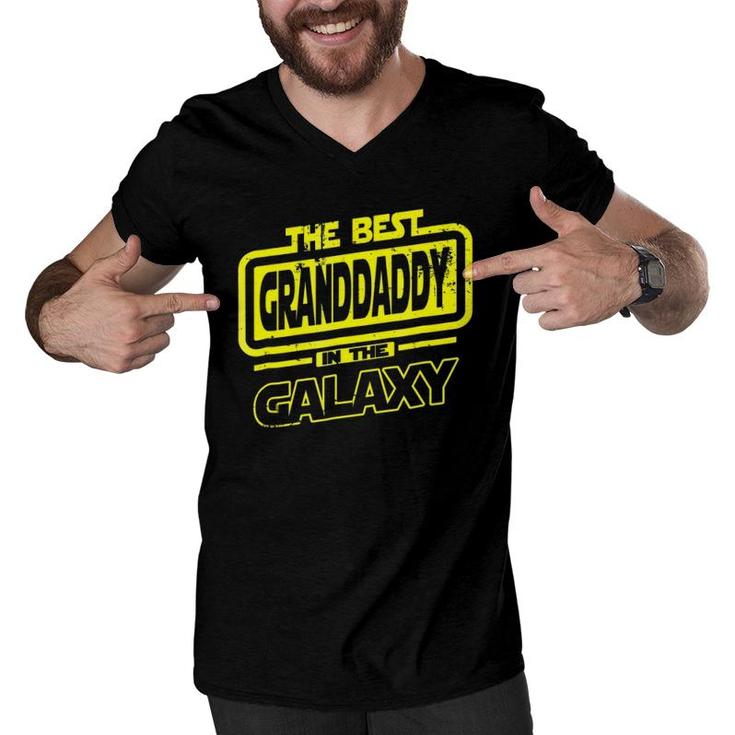 The Best Granddaddy In The Galaxy Men V-Neck Tshirt