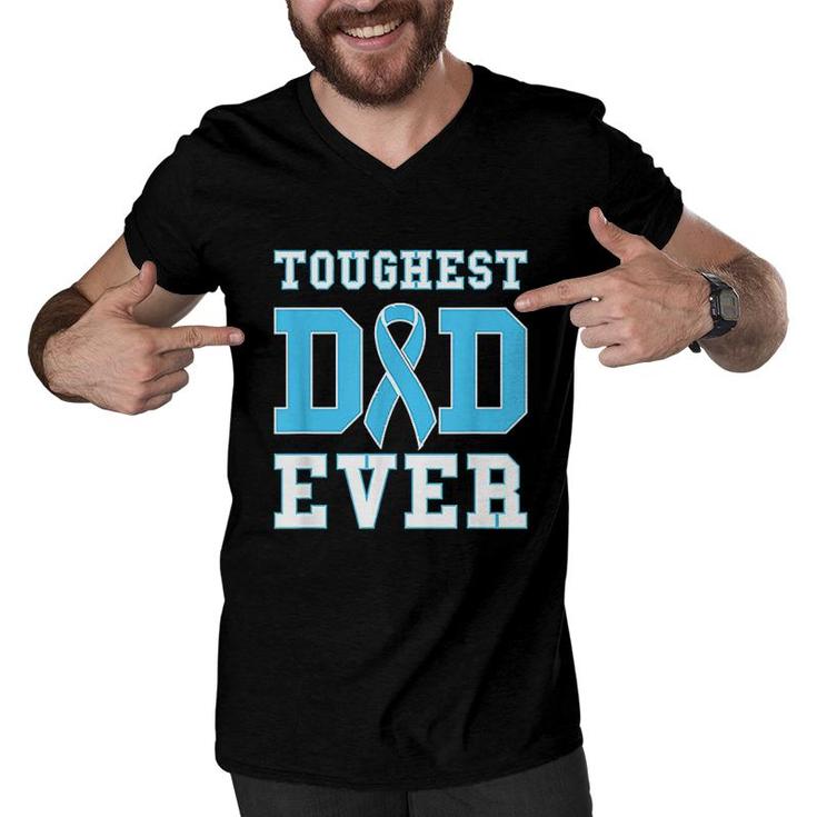 Toughest Dad Ever Men V-Neck Tshirt