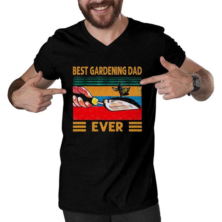 Vintage Gardening Best Gardening Dad Ever 1024X1024 Ver2 Men V-Neck Tshirt