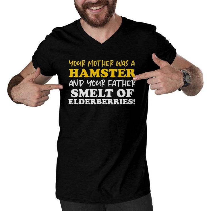 Your Mother Was A Hamster Your Father Smelt Of Elderberries Men V-Neck Tshirt