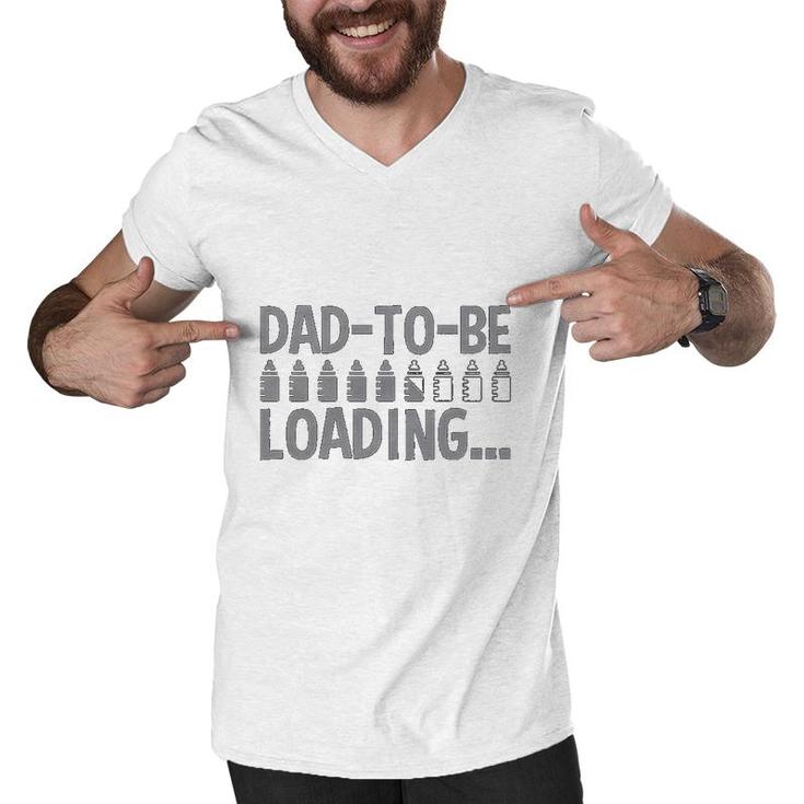 Dad To Be Loading Gift Men V-Neck Tshirt