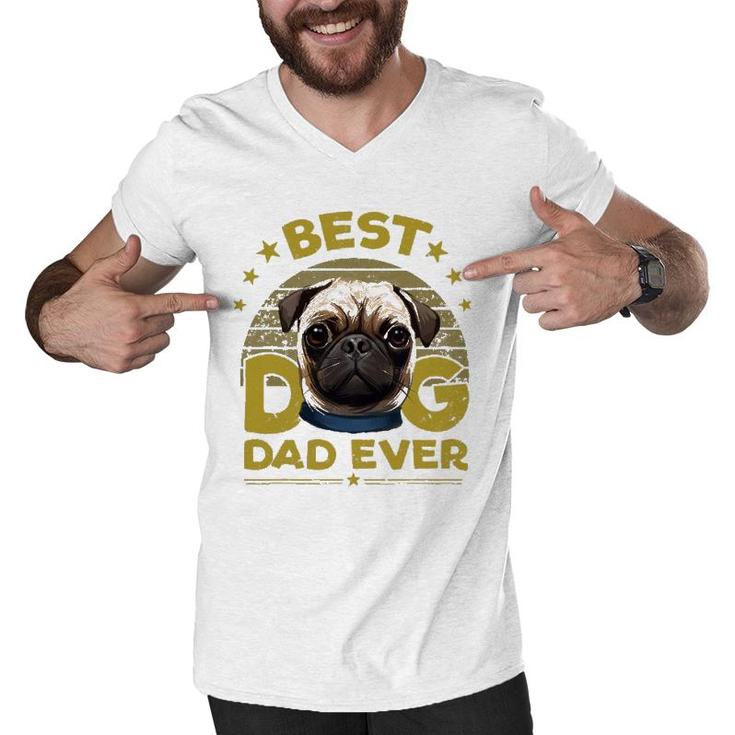 Dogs 365 Best Pug Dog Dad Ever Gift For Men Men V-Neck Tshirt