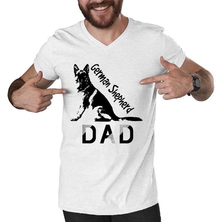 German Shepherd Dad By Eitadesign1 Ver2 Men V-Neck Tshirt