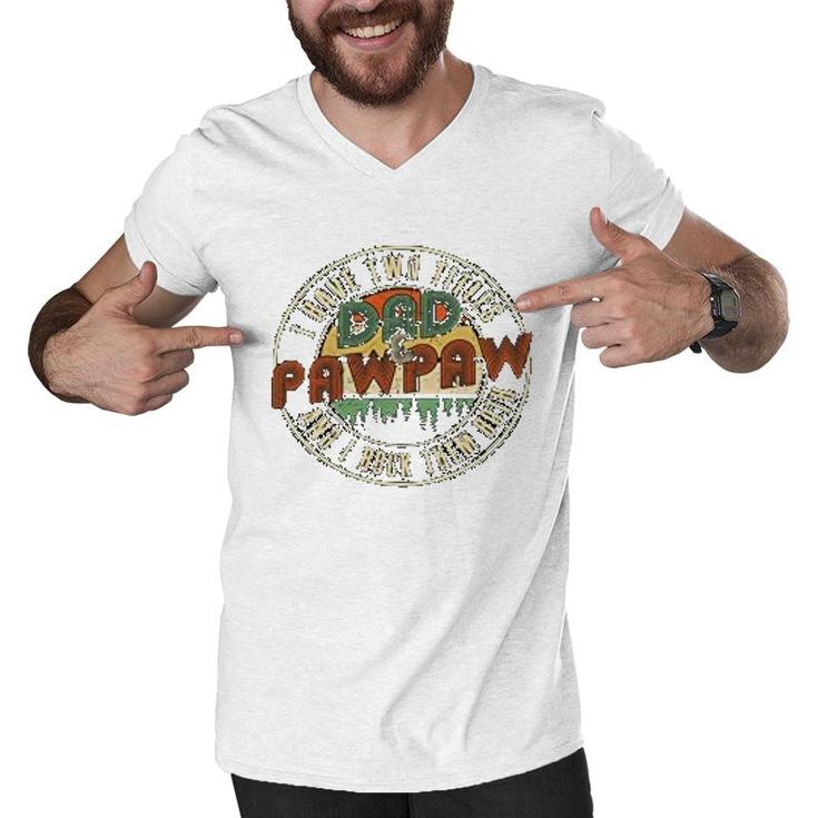 I Have Two Titles Dad And Pawpaw Men V-Neck Tshirt
