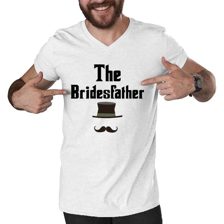 Mens Funny The Bridesfather Father Of Bride Gift Tee Men V-Neck Tshirt