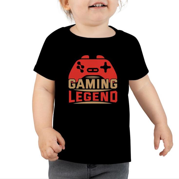 Gaming Legend Gamer Video Games Gift Boys Nager Kids Video Game Lover Toddler Tshirt