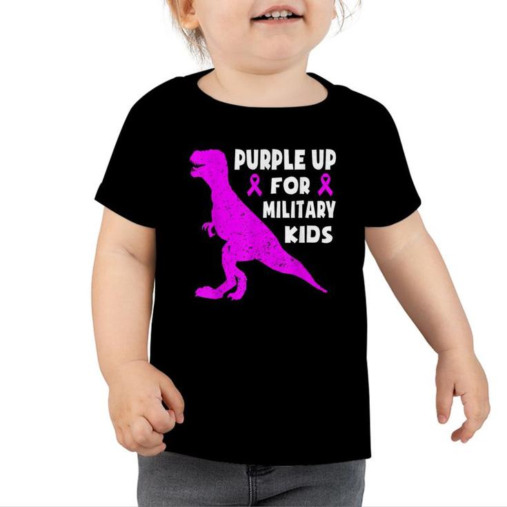 Purple Up For Military Kids Month Of The Military Child Boys  Toddler Tshirt