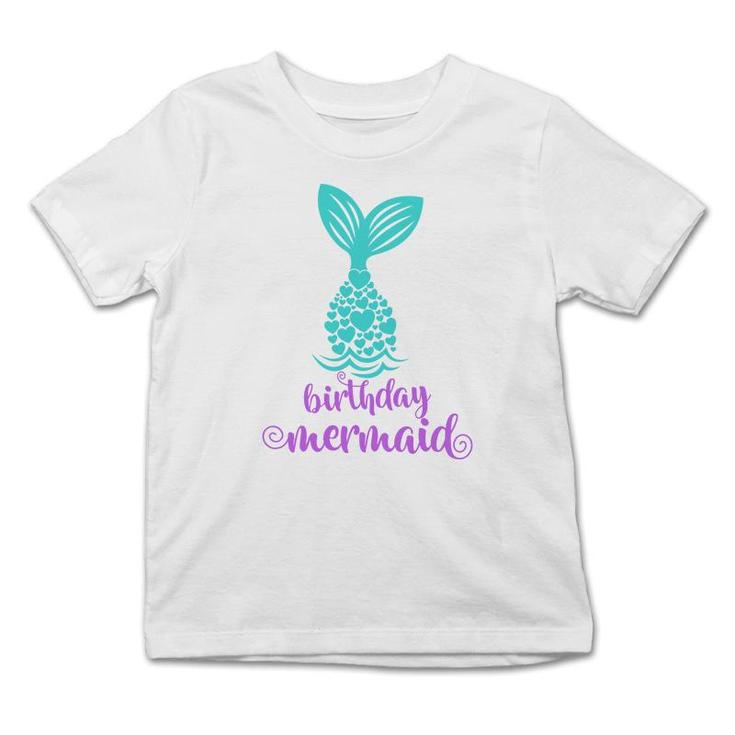 Mermaid Matching Family Birthday Mermaid Ocean Infant Tshirt