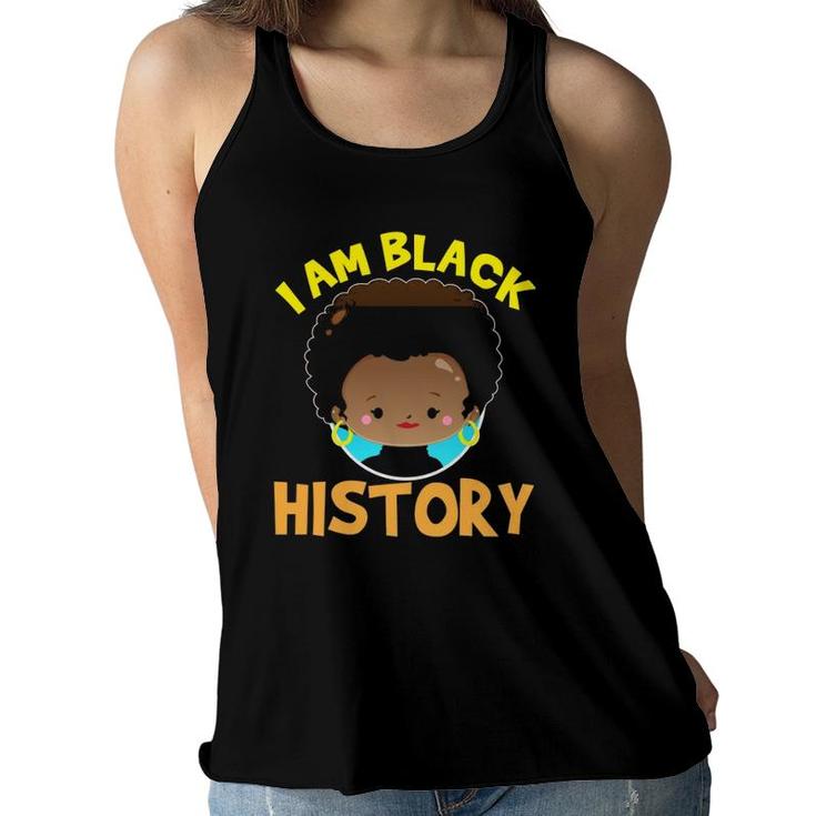 Black History Month For Women Kids Girl Gifts Women Flowy Tank