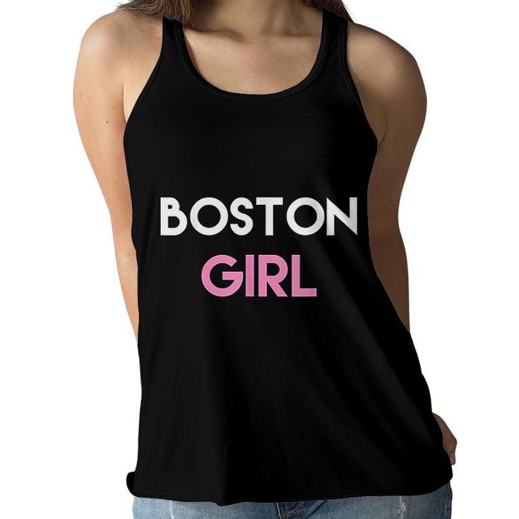 Boston Girl Women Flowy Tank