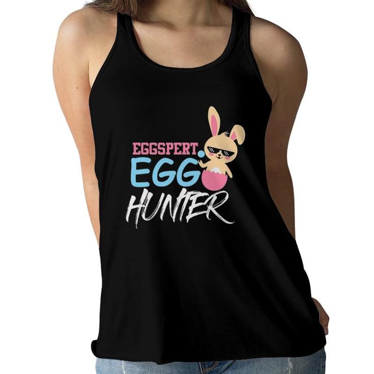 Eggspert Egg Hunter Funny Easter For Men Women Kids Women Flowy Tank