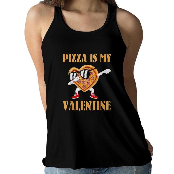 Funny Valentines Day Gifts Boys Kids Pizza Is My Valentine  Women Flowy Tank