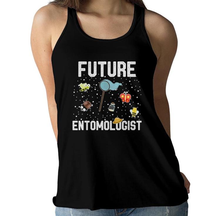 Future Entomologist Insect Lover & Collector Kids Gift Women Flowy Tank