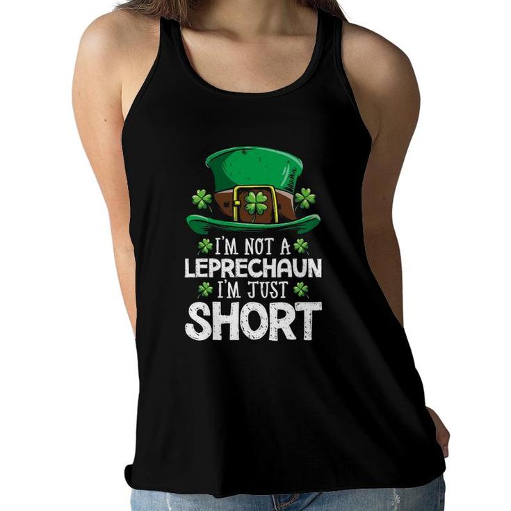 I'm Not A Leprechaun I'm Just Short St Patrick's Day Boys Men Women Flowy Tank
