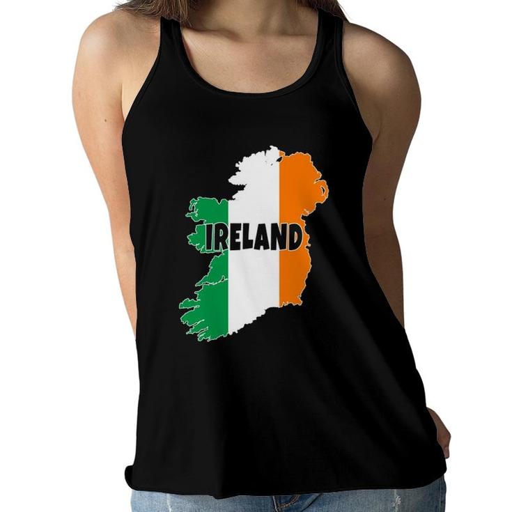 Irish Ireland Flag For Men Women Boys Girls Vacation  Women Flowy Tank