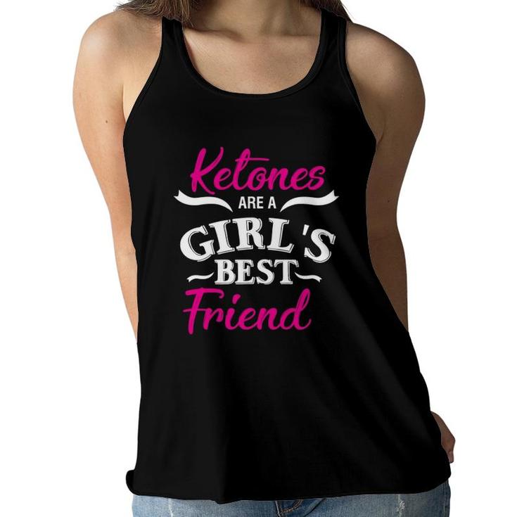 Ketones For Women Keto Girl Women Flowy Tank