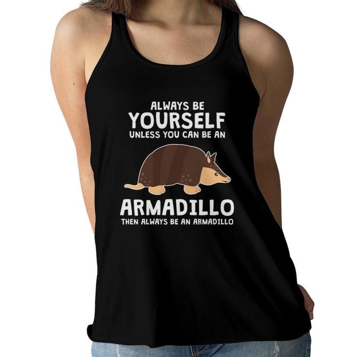 Kids Be A Armadillo Animal Outfit Clothes Gift Armadillo  Women Flowy Tank