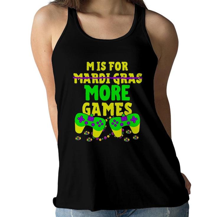 Mardi Gras Video Game Controller Awesome Boys Costume Kids Women Flowy Tank