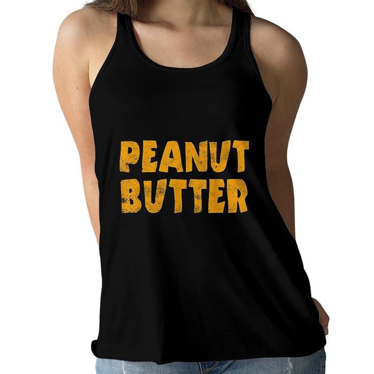 Peanut Butter Funny Matching Couples Halloween Party Costume  Women Flowy Tank