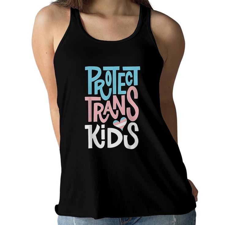 Protect Trans Kids Lgbt Pride Women Flowy Tank
